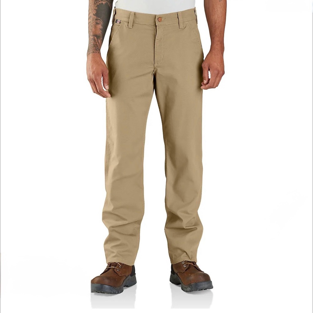 Carhartt Flame-Resistant Rugged Flex® Relaxed Fit Canvas Work‎ Pants, sz. 46x36